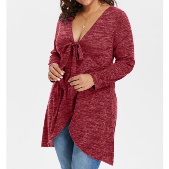 Cranberry Long Sleeve Tunic - 5 Star Rated - Picture 3 of 8